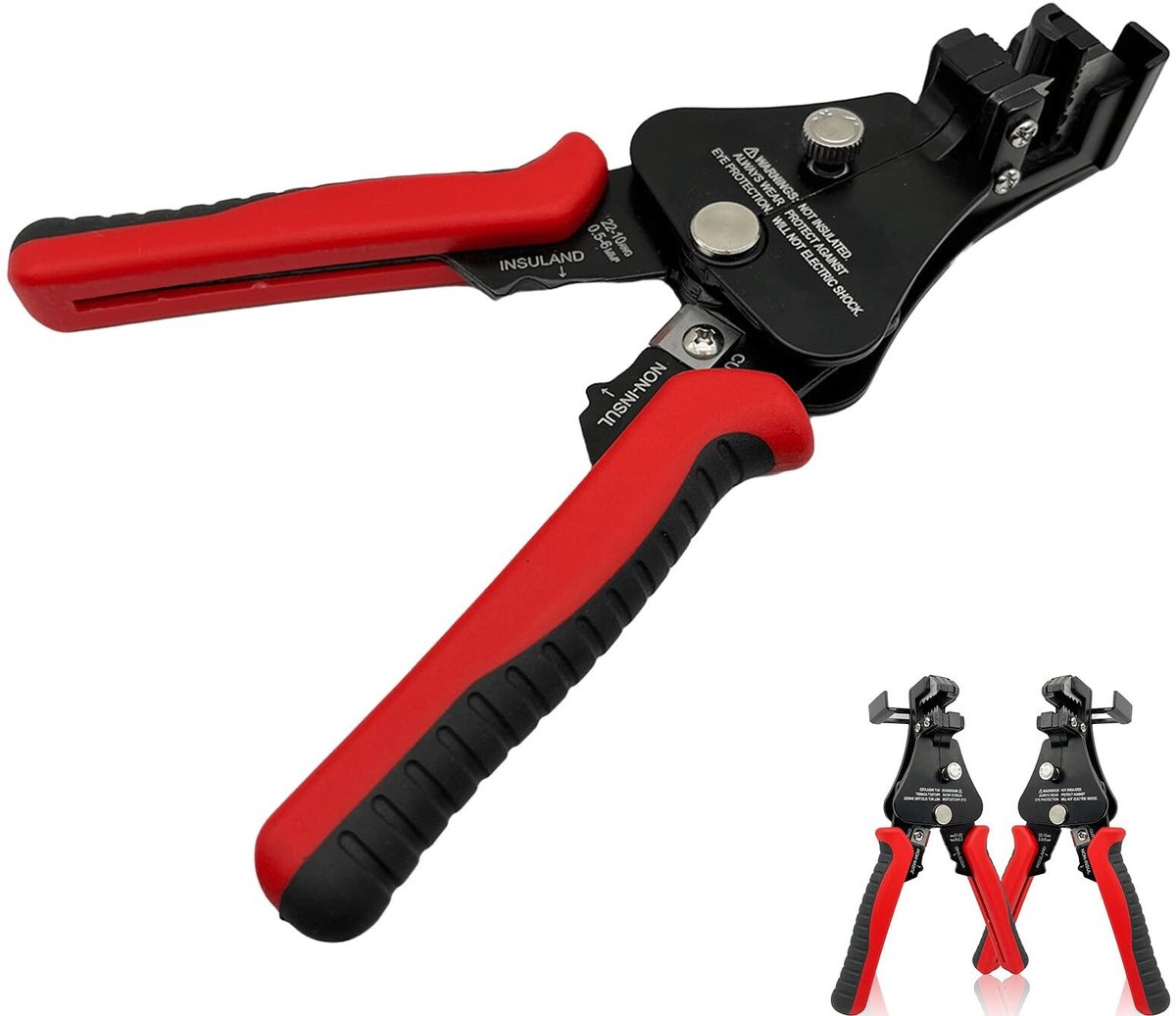 Dailygoods - Dailygoody - 3-in-1 Abisolierzange - Multi-Purpose Stripping Pliers - Voor 2.5/4/6 mm² - Professionele Gereedschap - Handig en Effectief - Geschikt vo