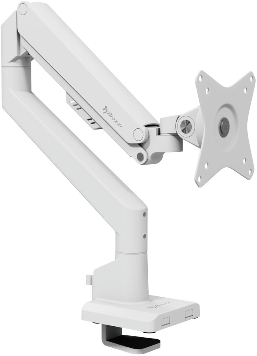 Arozzi AZ-ALZARE-NEO-WT Monitorarm – 1 Display, 9 kg, Bureau, Wit