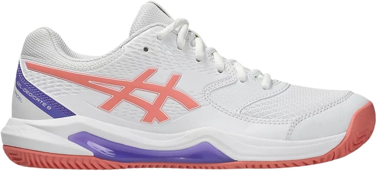 Asics Gel-Dedicate 8 Padelschoenen dames Wit 40
