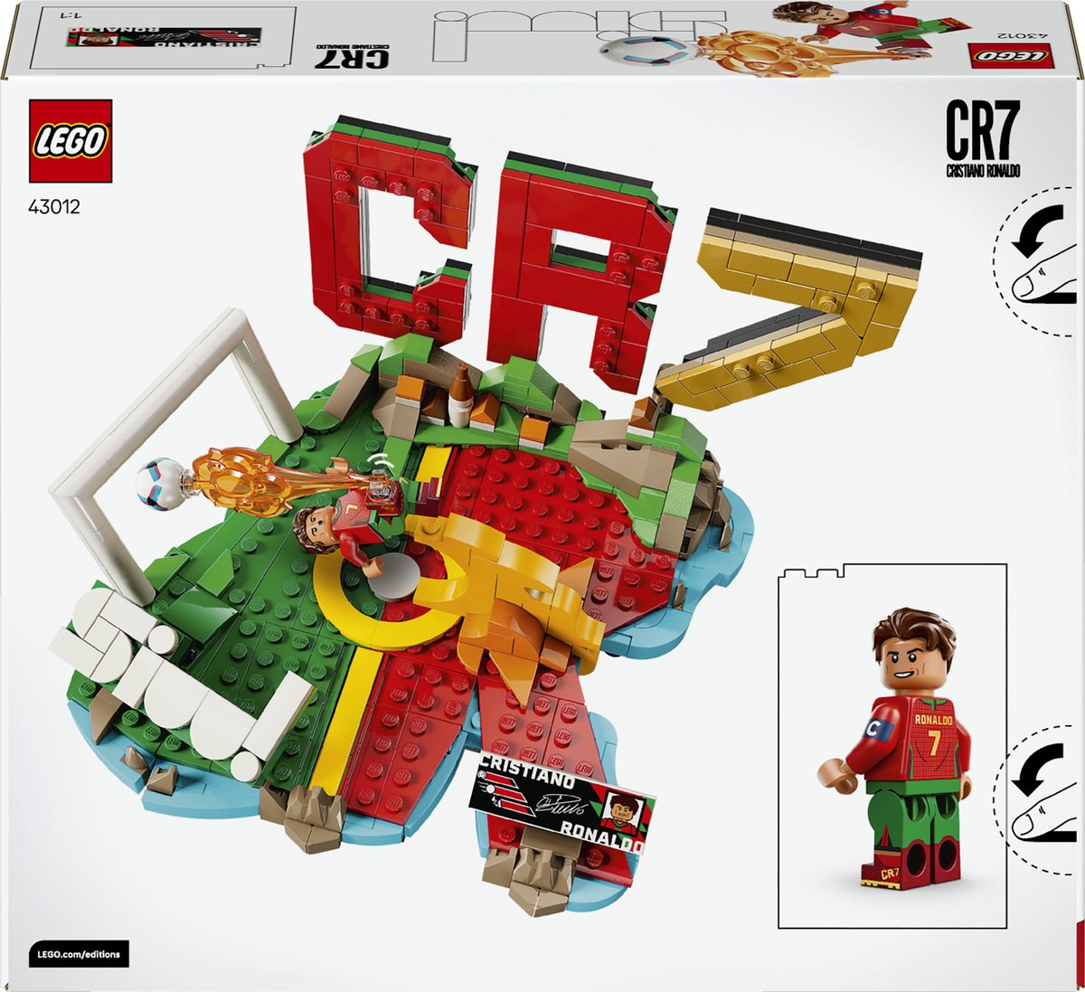 LEGO Editions - Cristiano Ronaldo - Voetbalhoogtepunten CR 7 Voetbal Bouwpakket voor Kinderen - 43012 — afbeelding 14