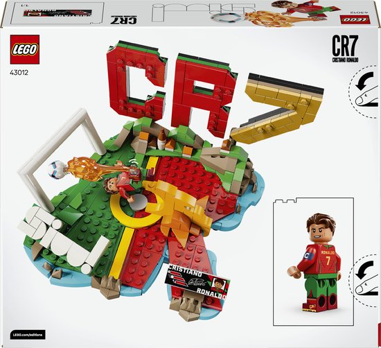 LEGO Editions - Cristiano Ronaldo - Temps forts du football CR 7 Ensemble de construction de football pour enfants - 43012