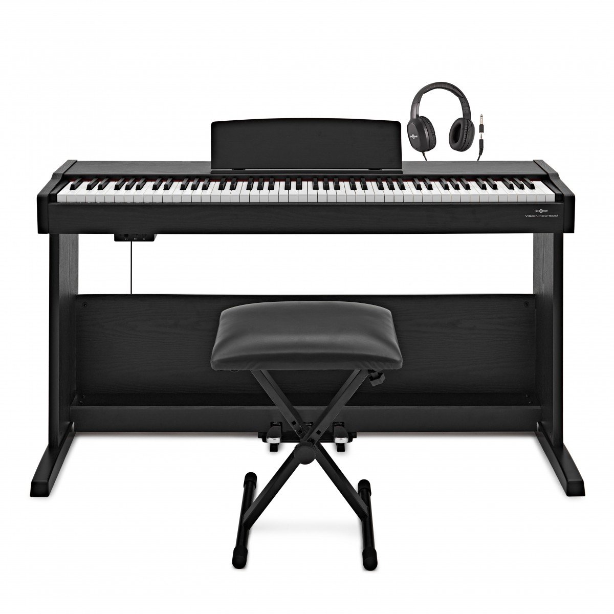 VISIONKEY-500 Digitaal Pianopakket van Gear4music, Matzwart