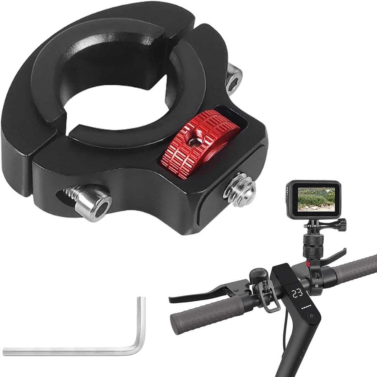 Camera Holder Fiets Clamp 360 Graden Action Camera Bevestiging voor Fiets en Motor