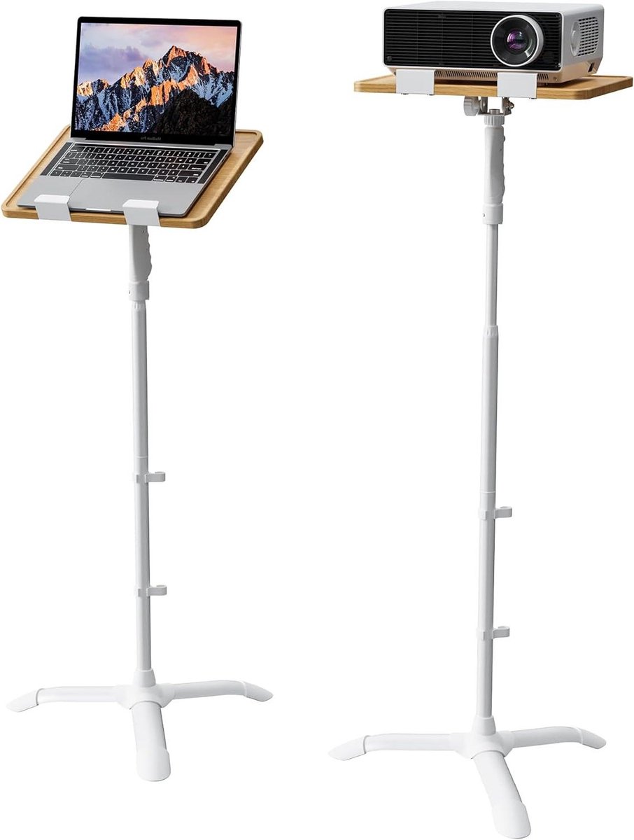 Projector Statief – Beamer Statief Met Laptop Verdieping – Verstelbaar Standaard - Werkcomfort