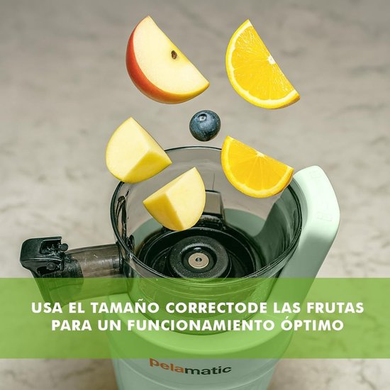 Slowjuicer - Sapcentrifuge - Gezond sap maken - Enkele vijzel - N.v.t. - Zwart — afbeelding 2