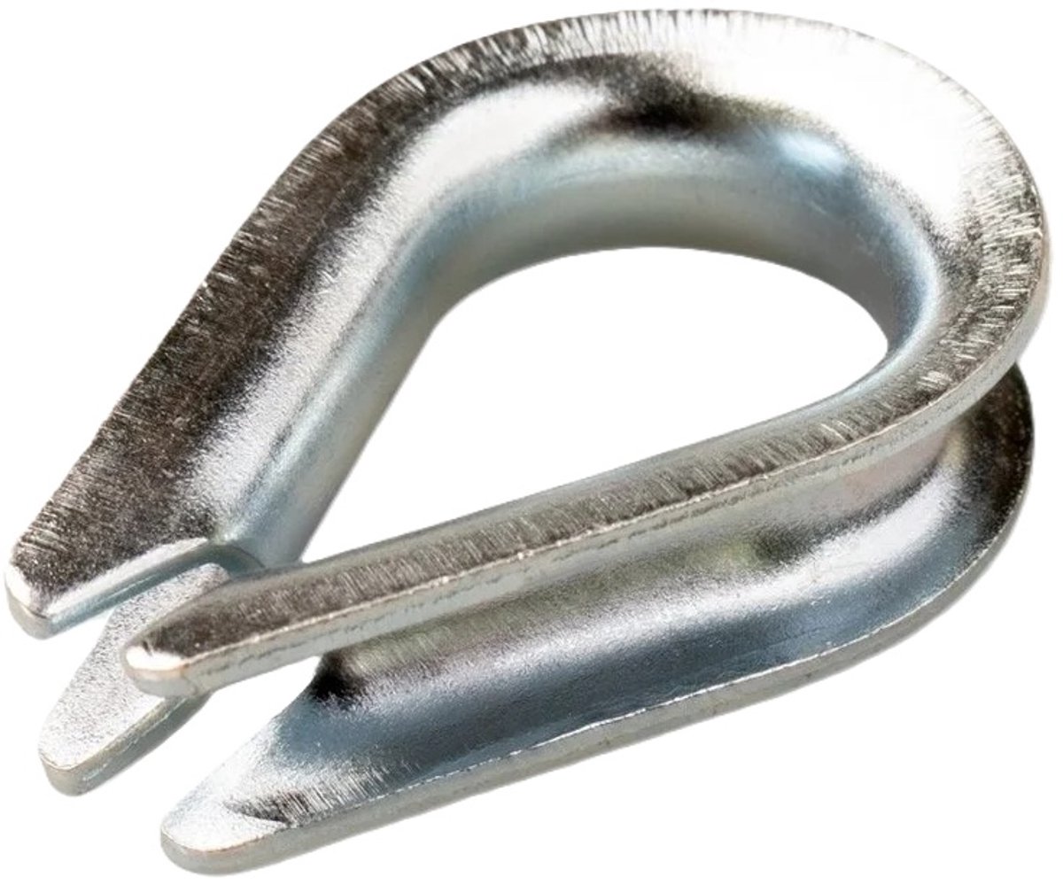 10 mm staaldraadkous - draadkous - kabelkous - staalkabelkous - beschremingkous - veiligheidskabelkous