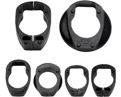 Bike STEM Spacers, Stem Spacers | Set of 6 Handled Spacer,Riding Accessories,Bicycle Washers Equipment for Men Women Outdoor