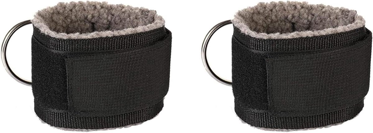 Enkelkabel Machines - Enkelbandjes Fitness - Kracht Training - Gewatteerde Bandjes - 30 x 10 x 2 cm - Zoals afgebeeld
