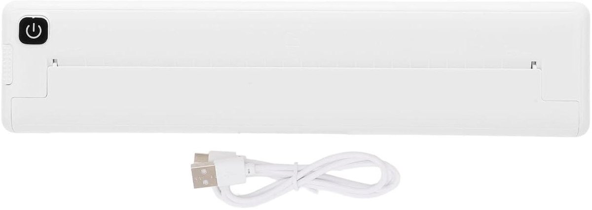 Draagbare Printer - Mini Bluetooth Printer - Onderweg Printen - Inkless Thermisch Printen - A4 Formaat - Zwart