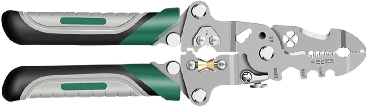 Opvouwbare draadstripper - Elektrisch gereedschap - Kabels strippen - Heavy Duty constructie - 22 cm lengte - Roestvrij staal