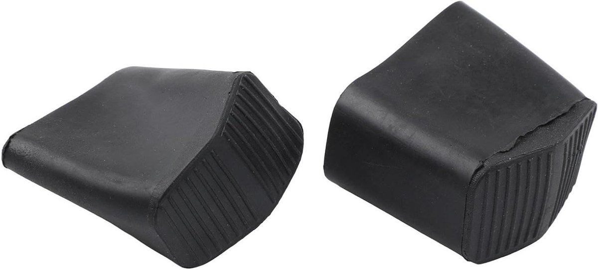 Ladderpoten Rubber Pads - Voethoezen Ladder - Veiliger Klimmen - Vloer Bescherming - 2 stuks - Zwart
