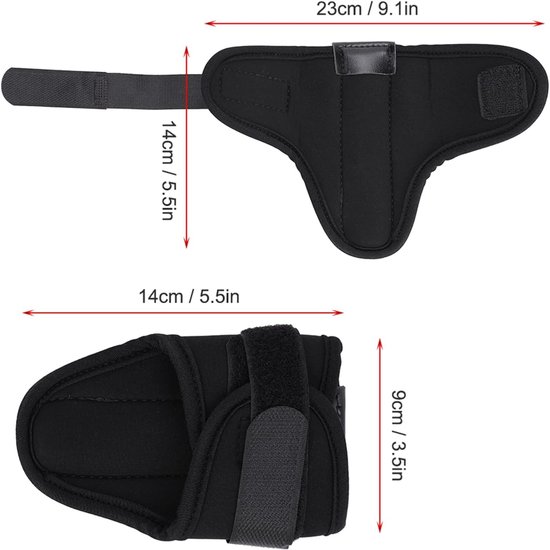Pols Fixator - Polsbrace Swing Trainer - Golf Swing Verbeteren - Houdt Pols Correct - 14 x 9 cm - Zwart — afbeelding 4