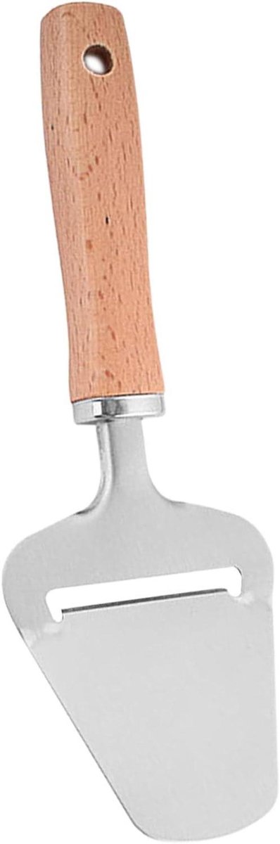 Kaasschaaf RVS - Kaas Snijder - Keukenwerk - Driehoekig Snijontwerp - 23 x 8 cm - Zilver