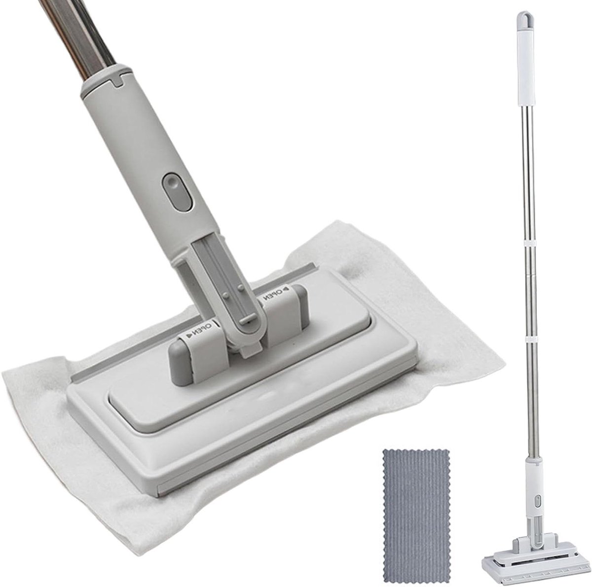 Mini Mop Kleine Ruimtes Compacte Dweil Efficiënt Schoonmaken Handsfree Mechanisme Middelgrote Niet gespecificeerd