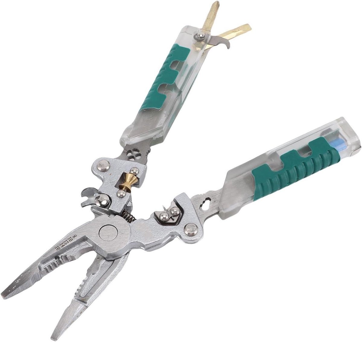 Multifunctionele Draadstripper - Elektrische Tang Krimptang - Elektrische Projecten - 9-in-1 Gereedschap - 0.8-2.6 mm - Zwart