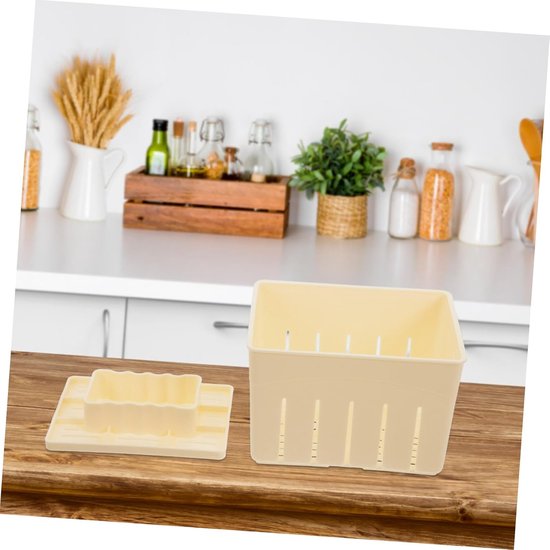 Tofu Pers - Kaasvorm Tofu Maker - Zelf Tofu Maken - Eenvoudig Ontwerp - 14 x 10.5 x 9 cm — afbeelding 2