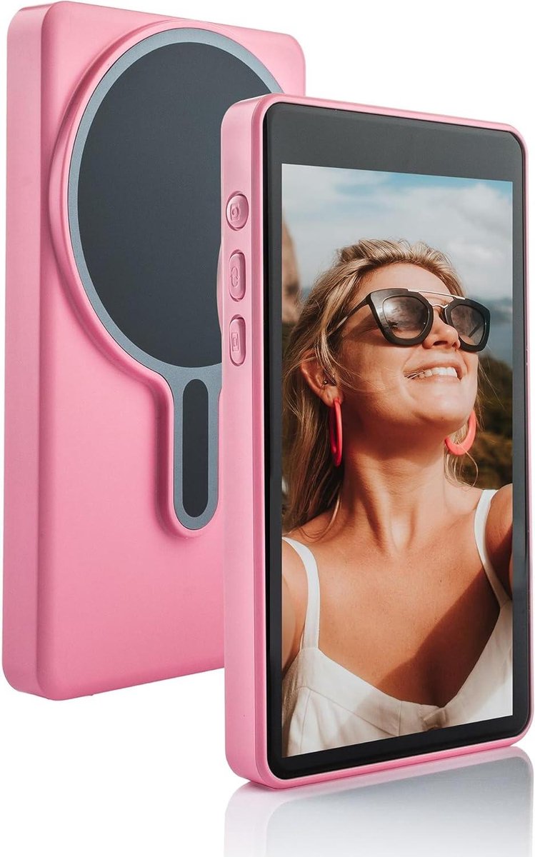 Vlog Monitor - Selfie Scherm - Video Opnemen - 4 Inch IPS Scherm - 4.02 inch - Roze