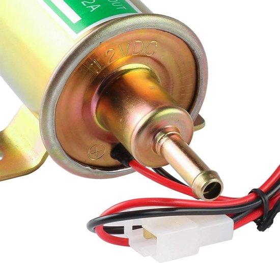 Geschikt voor Litensh Universele Elektrische Brandstofpomp, Drukgas Diesel Inline Lagedruk Metalen Pompmodule Inline Boutbevestigingsdraad voor Benzine en Diesel HEP-02A (Goud) van Litensh — afbeelding 5