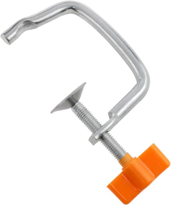 Pastamachine Klem - Deegroller Houder - Zelf Pasta Maken - Sterke Metalen Constructie - Tot 7 cm dikte - Zilverkleurig van Pastamachine — afbeelding 3