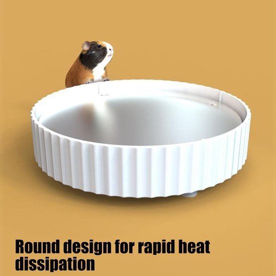 Koelmat Konijn - Verkoelende Mat - Hittebestrijding Dieren - Aluminium Warmteafvoer - 15x15x15 cm - Zilver — afbeelding 3