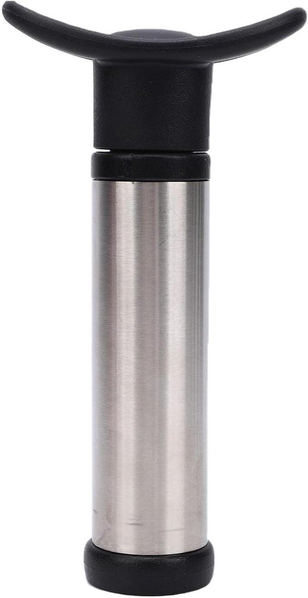 Wijn Vacuümpomp - Wijnstopper Set - Wijn Vers Houden - Vacuümafdichting - 4 Stoppers - Zwart