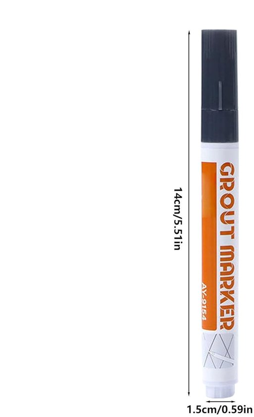 Voegverfpen - Tegelvoeg reparatie - Voegen opfrissen - Sneldrogende formule - 14 cm - Blauw — afbeelding 4
