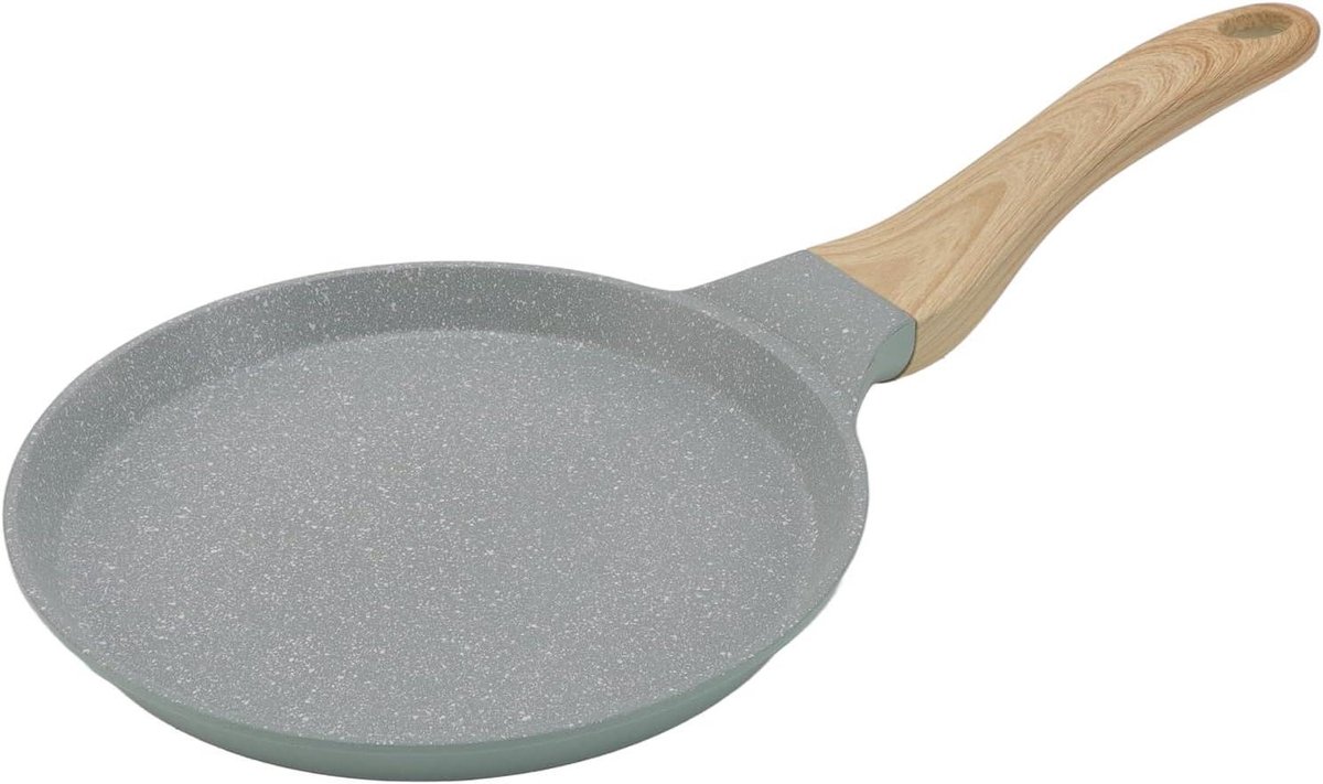 Koekenpan Anti-aanbak - Koekenpan Koekenpan - Ontbijt Maken - Gecoat Aluminium - 28 cm - Groen