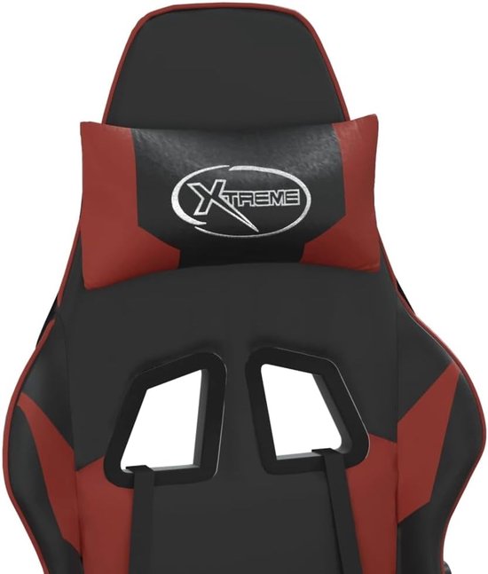 Gaming chair - Gamerstoel Speelstoel - Comfortabel gamen - Verstelbare rugleuning en voetensteun - 67 x 58 x 128 cm — afbeelding 5