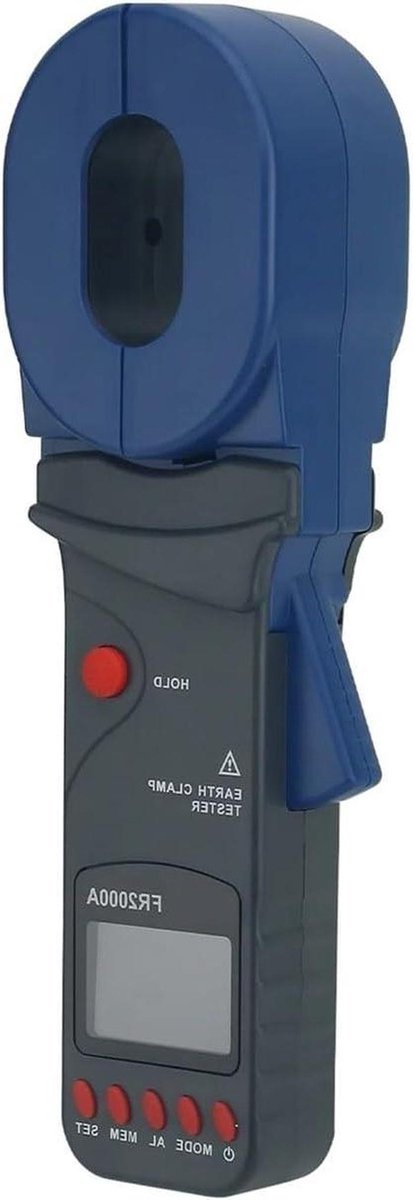 Aardingsmeter - Aardingsweerstandtester - Veiligheid Testen - Compact en Draagbaar - 0.01-200 Ohm - Zwart