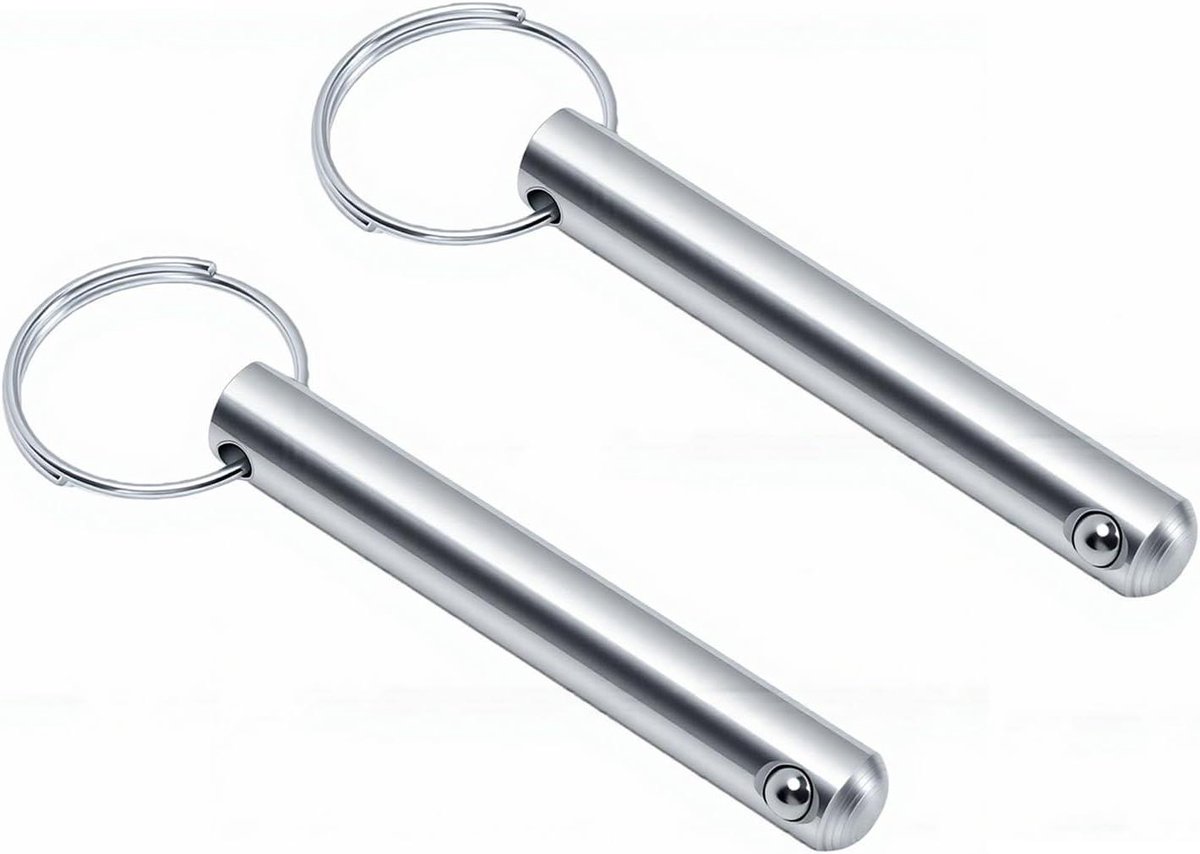 Gewichtsstapelpin - Fitness Pin - Kracht Training - Roestvrij staal - 55mm Lengte - Zilver