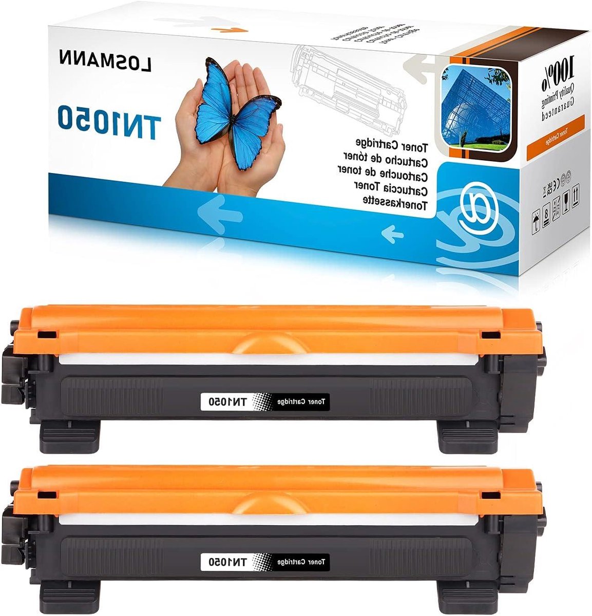 Tonercartridges Zwart - Printer Toner - Tekst Printen - Hoge Capaciteit - 2 Stuks - Zwart