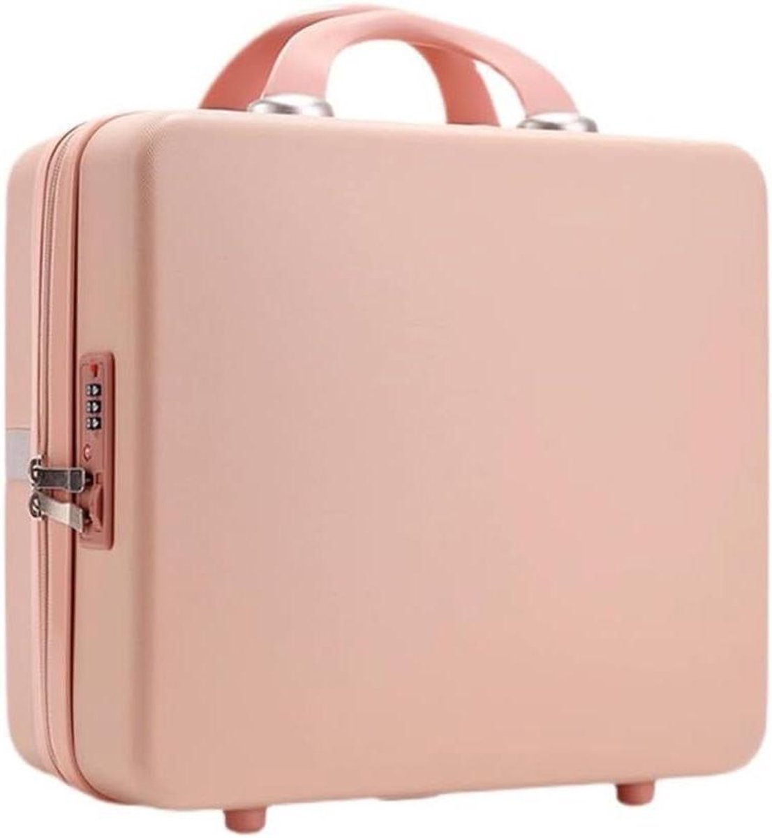 Laptoptas Koffer - Cosmetische Tas - Zakelijk Reizen - Anti-kras Structuurlaag - 18 inch - Roze