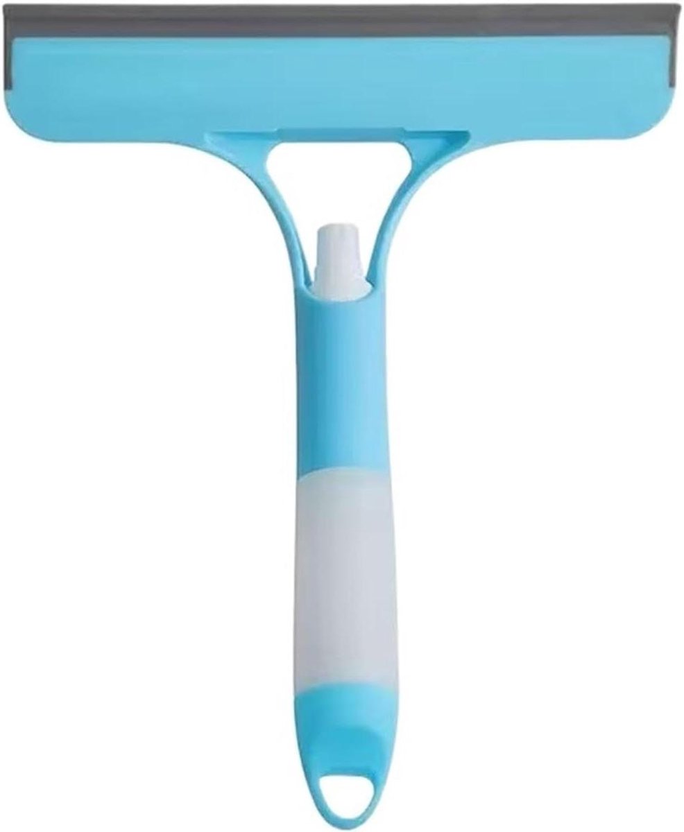 Spuitwisser - Raamreiniger - Ramen Schoonmaken - Met Watersproeifunctie - 2 Stuks - Blauw