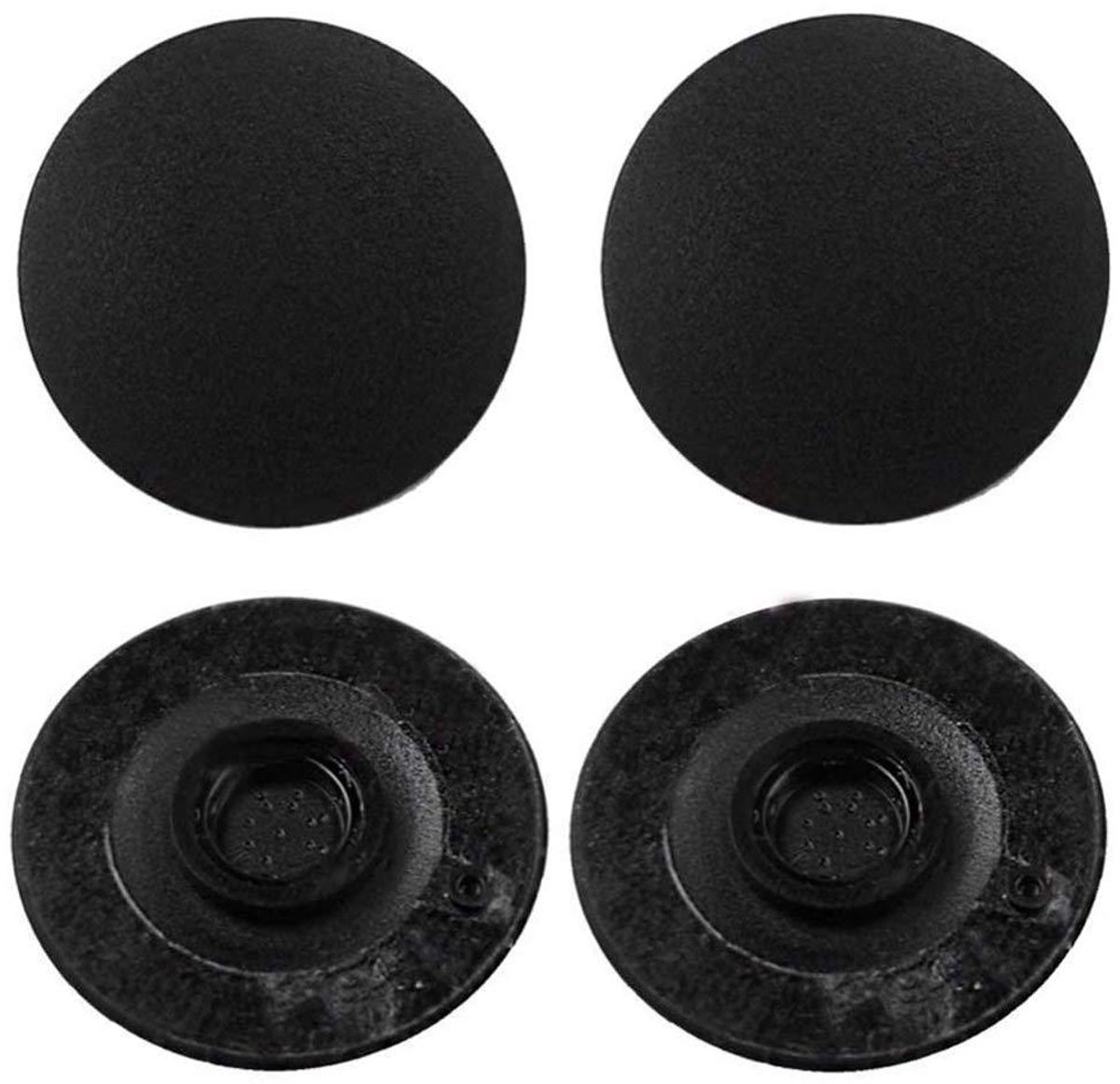 Rubberen voetjes - Onderbehuizing voeten - Laptop stabiliseren - Voorkomt schuiven - 4 stuks - Zwart