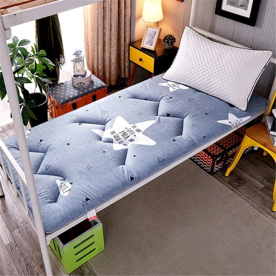 Vloermat Opvouwbare Futon - Tatami Matras Studentenkamer - Comfortabel Slapen - Huidvriendelijke Stof - 150 x 200 cm - Geel — afbeelding 3
