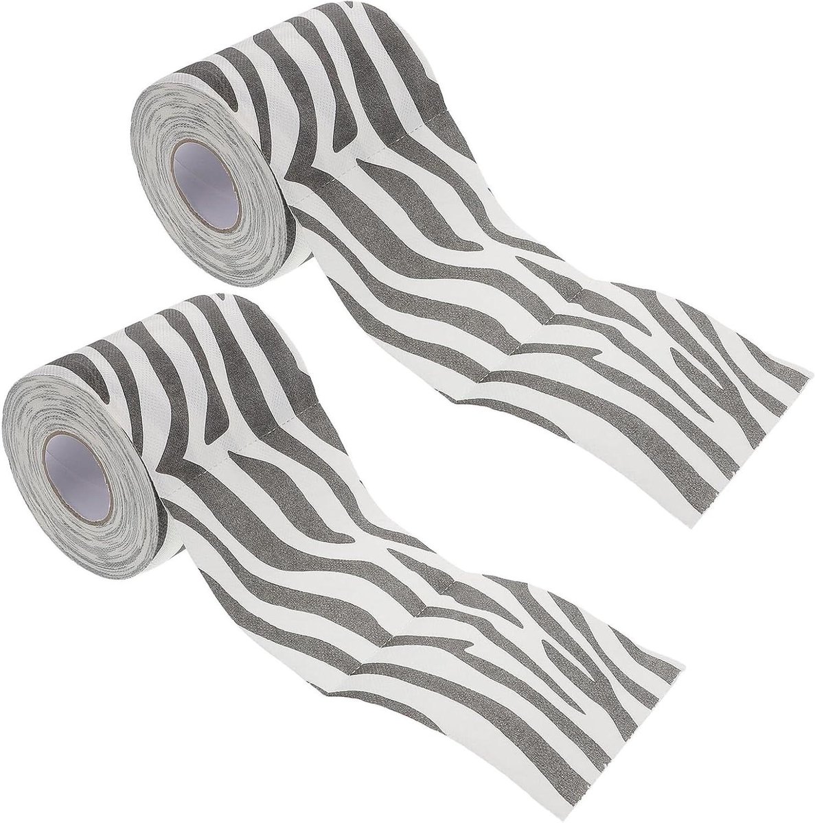 Toiletpapier Zebra Print - Papierrol Decoratie - Dagelijks Gebruik - 3D Textuur - 10 x 10 x 9.5 cm - Multicolor