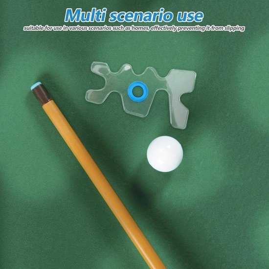 Biljart Keu Brug - Pool Keu Houder - Biljart Spel Spelen - Transparant Acryl Materiaal — afbeelding 4