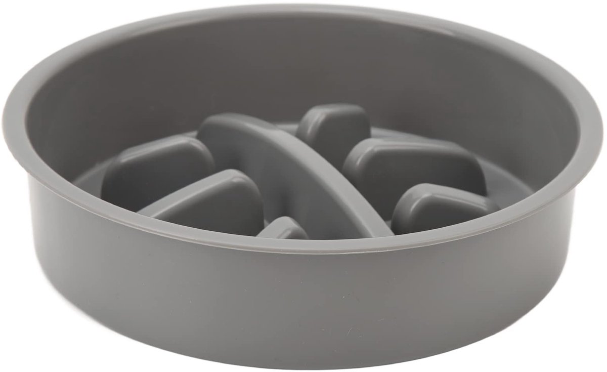aladdien - Slow Feeder Dog Bowl - Spijsvertering Verbeteren - Antivertikking Accessoire - 21,5 x 20,2 x 5,2 cm - Huisdier Eetervaring - Geschikt voo..