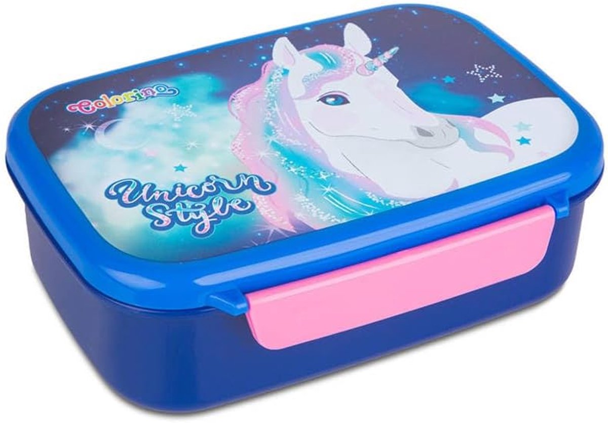 Lunchtrommel - Broodtrommel - Lunch meenemen - Lekvrij sluitend - 765 ml - Multicolor