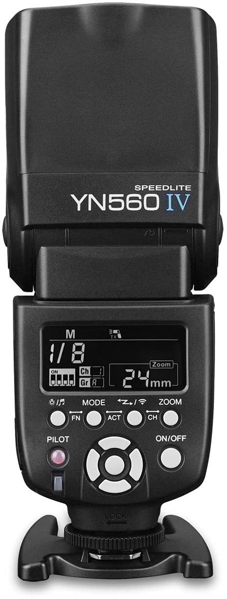 aladdien - Flitser met Draadloze Transceiver - Ondersteunt Meerdere Modus - Compact Formaat - GN58 - Ideaal voor Fotografie - Geschikt voor Canon Ni..