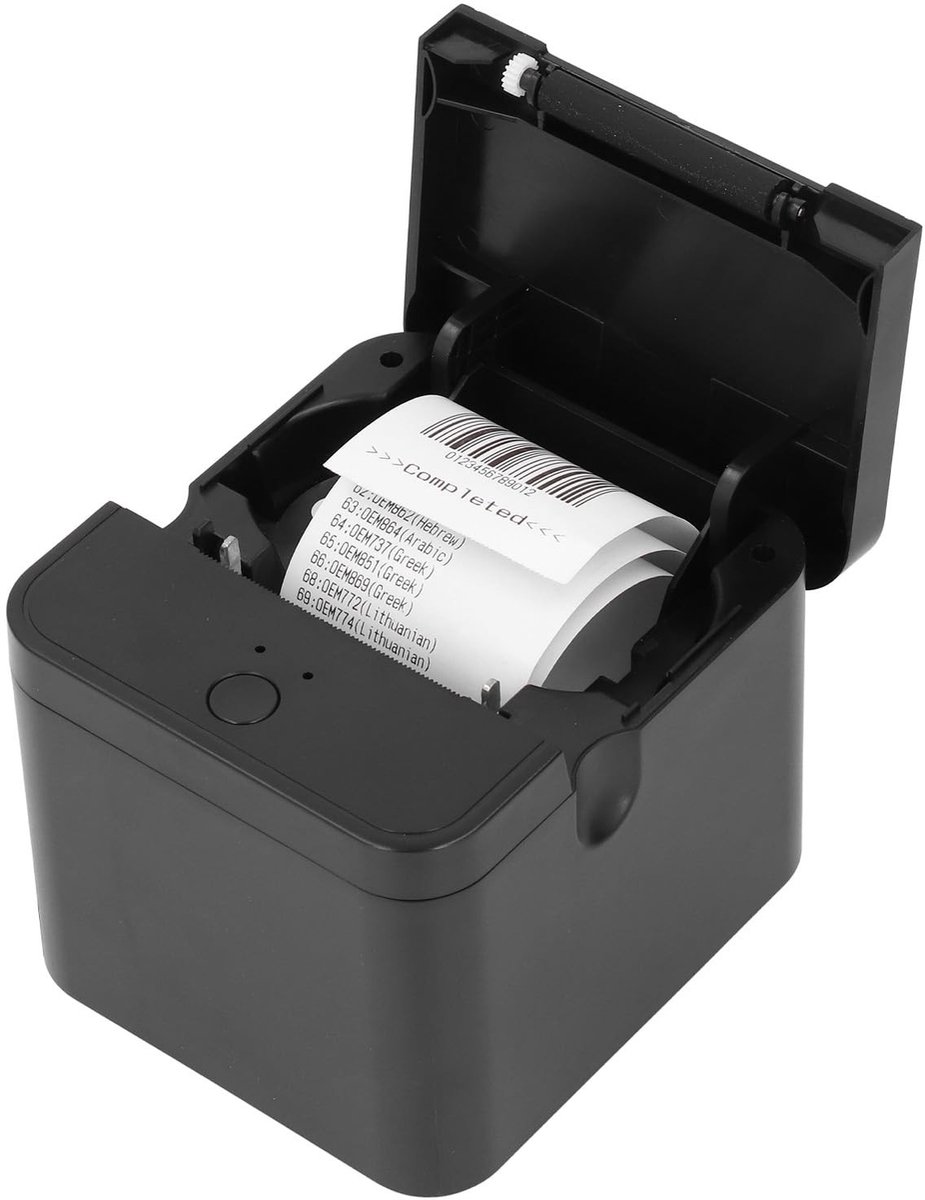 Vt products - Thermische Bonprinter - USB Printer - Compact en Snel - 58 Mm - Voor Restaurant en Retail - Draagbaar en Efficiënt - Geschikt voor Mac,