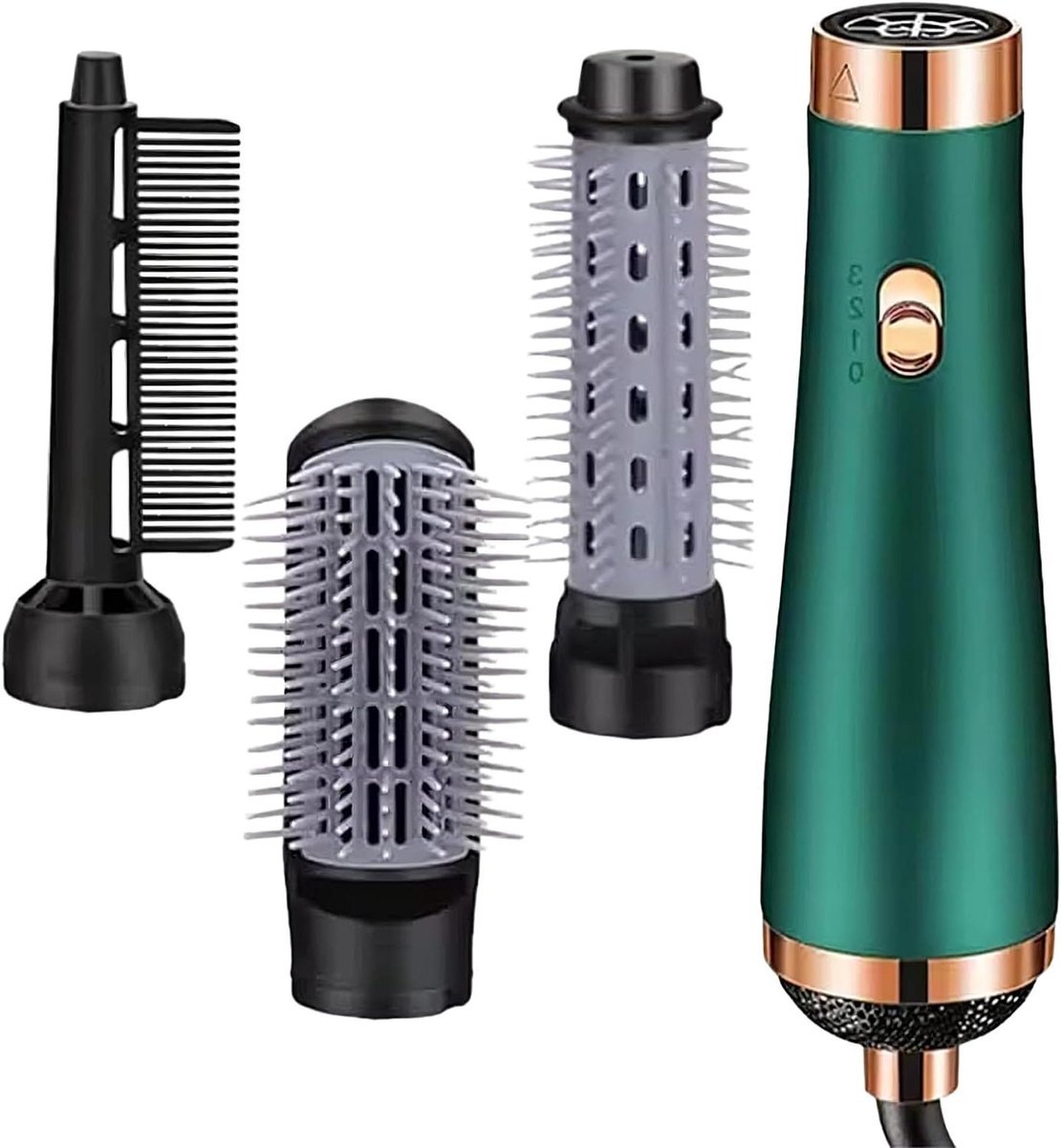 Hete Lucht Styler - Haarstyler Krultang - Snel Haar Stylen - Meerdere Styling Mogelijkheden - 22x4 cm - Zwart