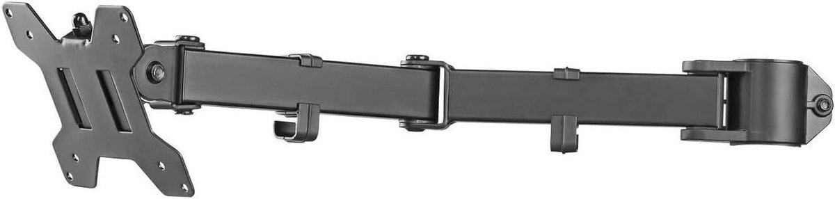 Monitor Arm - VESA Plaat - Ergonomisch Werken - Volledig Verstelbaar - Tot 27 Inch - Zwart