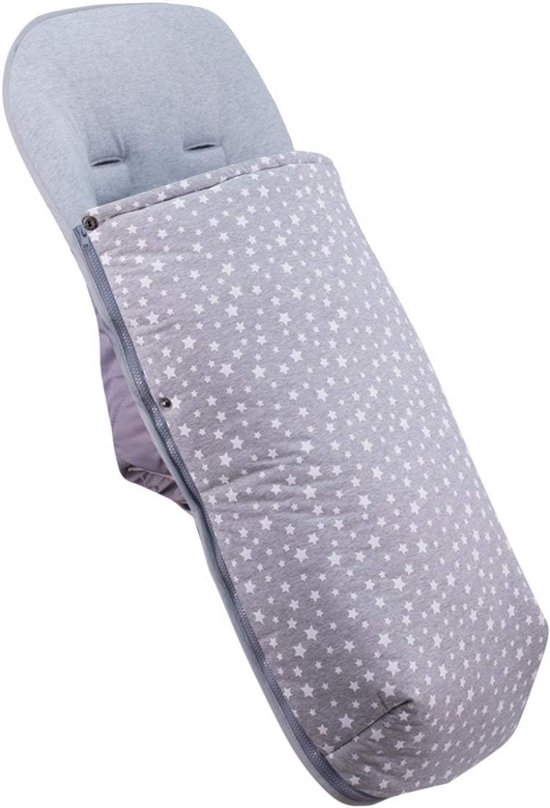 JANABEBE Sak voor Wandelwagen Compatibel met Baby Jogger City Mini Joolz (WHITE STAR, KATOEN) van Janabebe — afbeelding 4