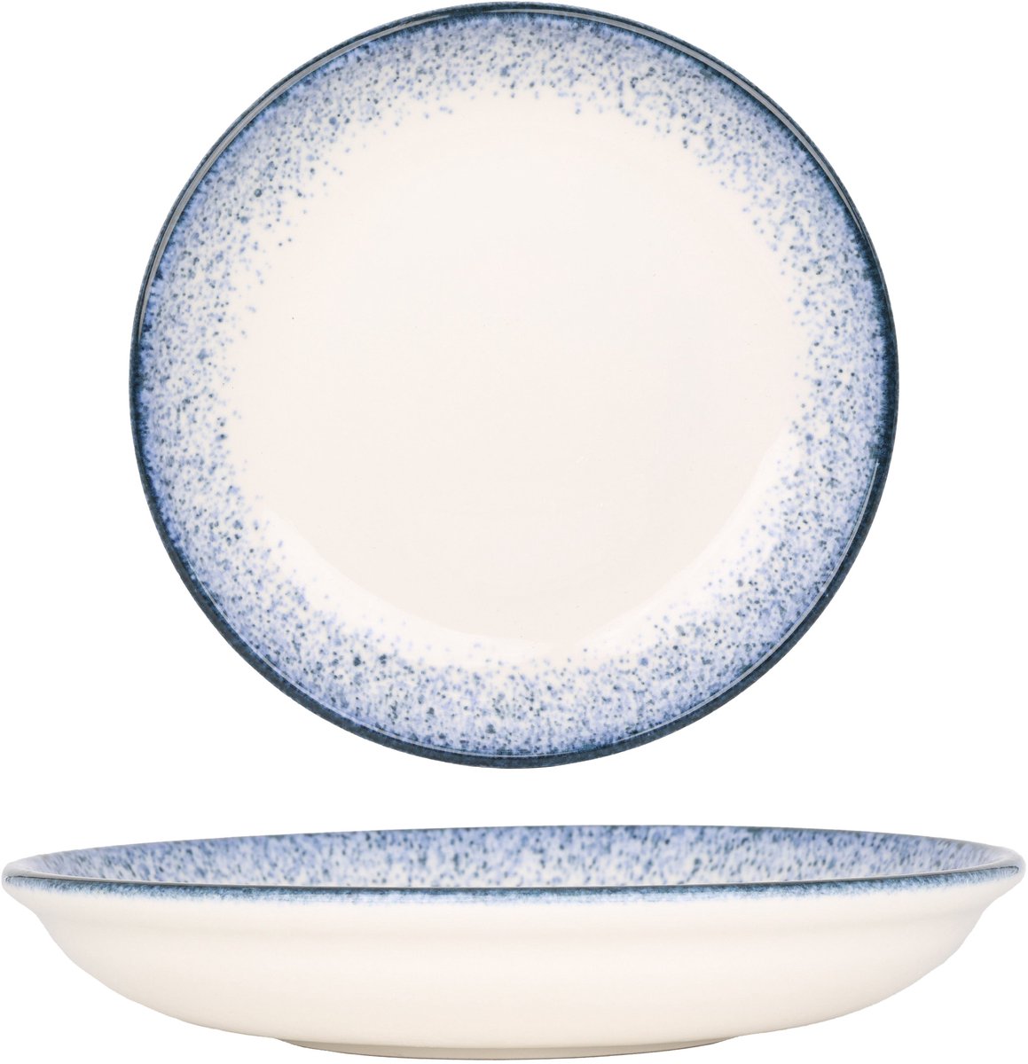 Kütahya Porselen Diepbord - Starry Dream - Porselein - 21 cm (700cc) - set van 6