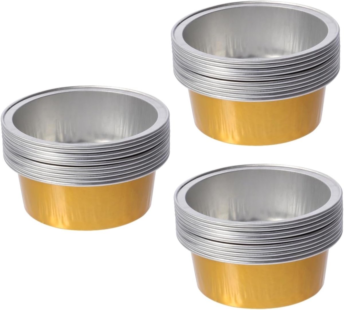 Wax Smeltkom - Aluminium Bakjes - Ontharen Thuis - Herbruikbaar - Klein