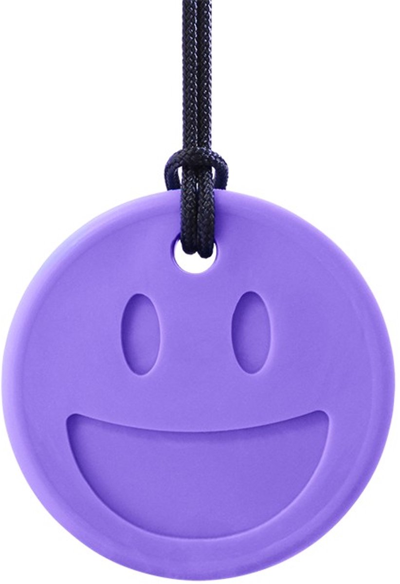 ARK Therapeutic kauwsieraad smiley gezicht lavendel XXT speelgoed.