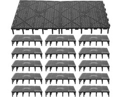 Bodem Aquarium Filterplaat - 20 stuks PVC Filterbord voor Aquarium Grind - Zwart
