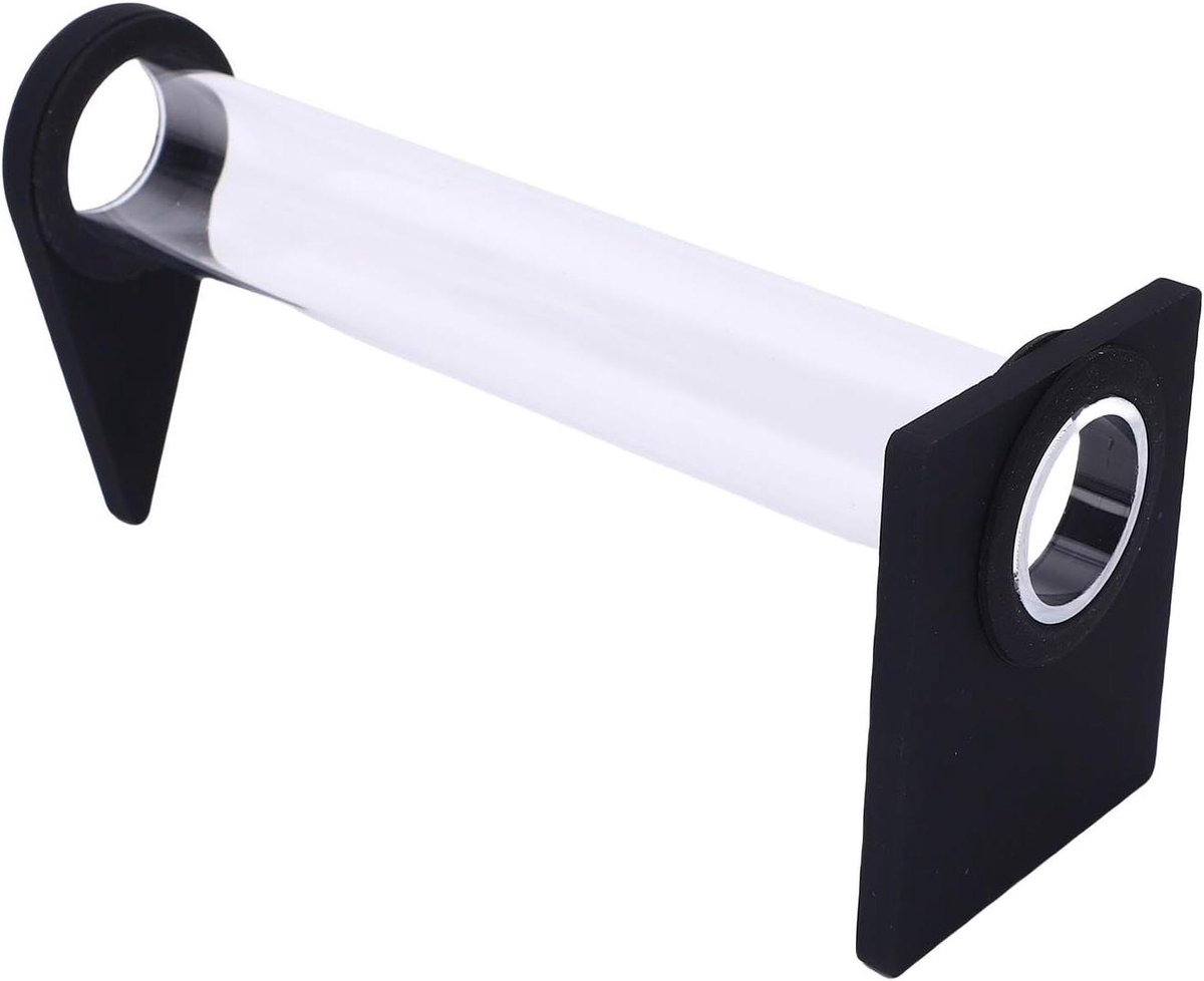 Biljartslagtrainer Acrylbuis - Oefenhulpmiddel Richting - Precisie Verbeteren - 2 Verstelbare Componenten - 16x7x6 cm - Transparant