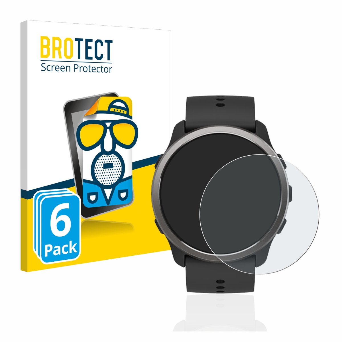 BROTECT - Screenprotector voor Suunto 5 Peak - Folie Beschermfolie matte 6 Stuks